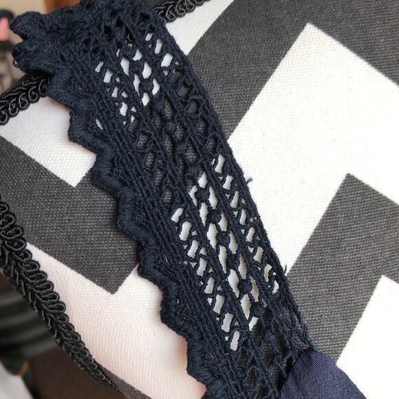 Maeve Anthropologie Navy Blue Tisana Mini Dress Size 2 - Picture 2 of 9